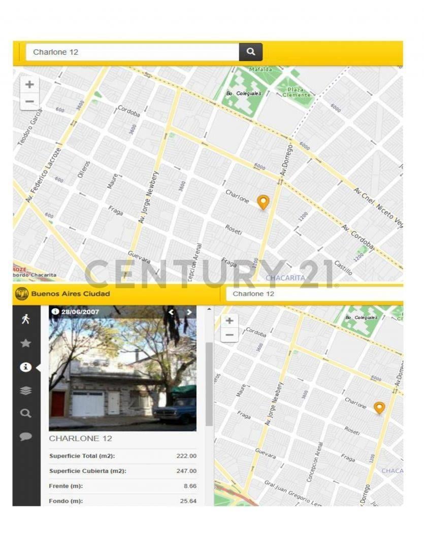 Venta Lote de 8.66 x 26.82 - Villa Crespo - Planos Aprobados