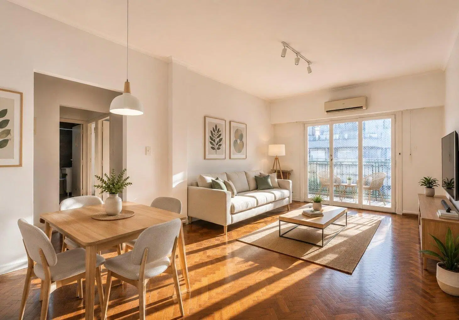 VENTA 3 ambientes en piso alto en Cañitas 4