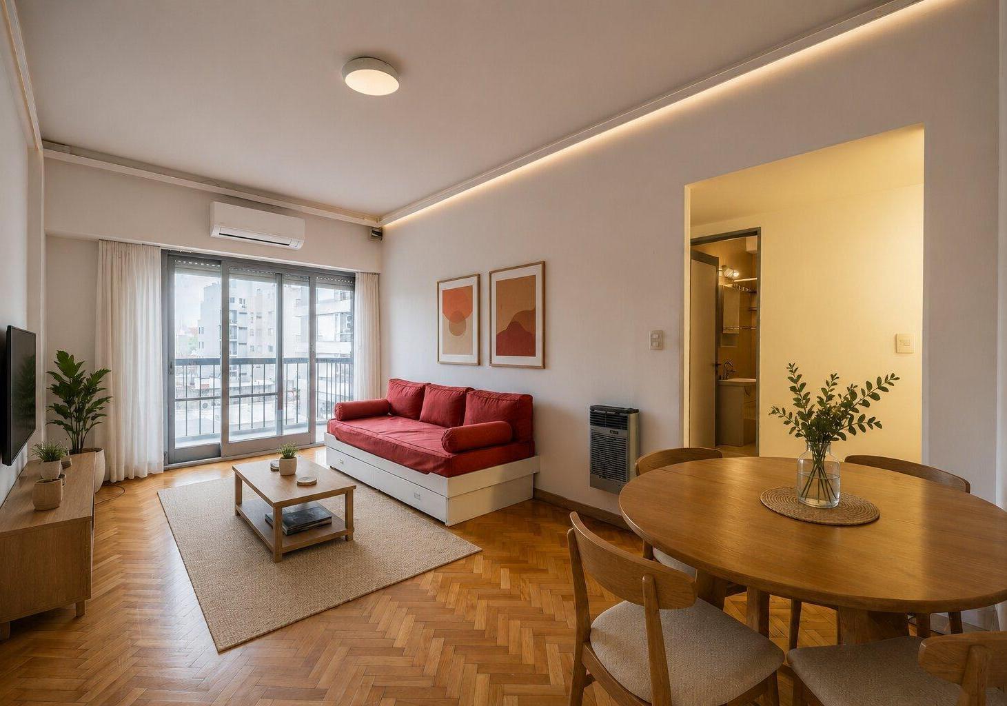 Venta departamento 2 ambientes en Palermo luminoso