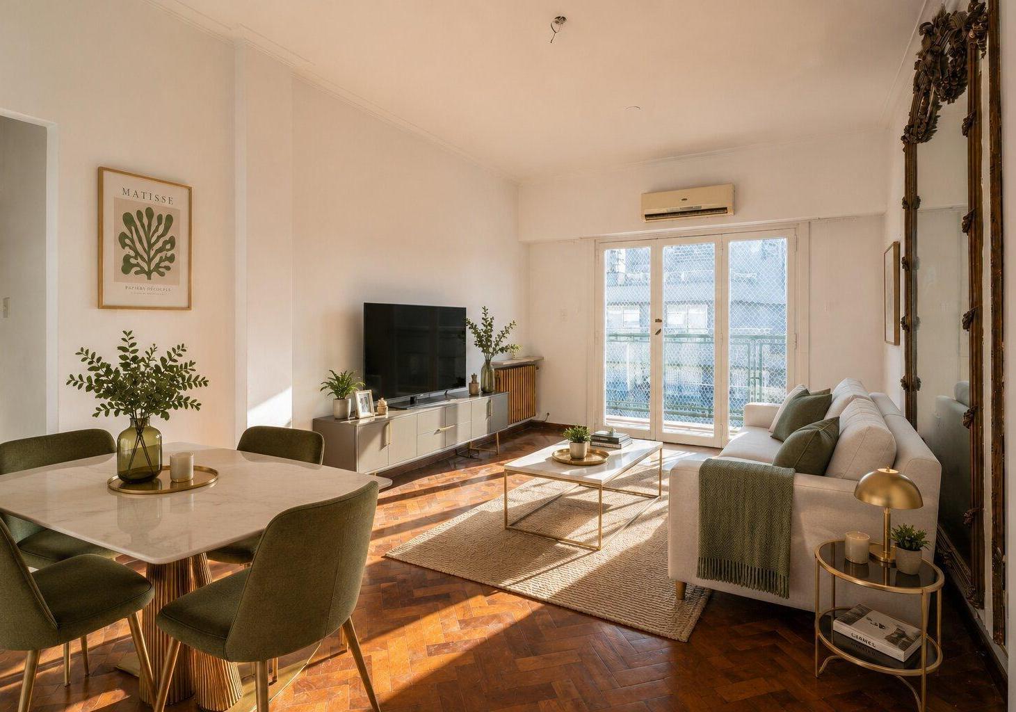 Foto de VENTA 3 ambientes en piso alto en Cañitas, imagen 1