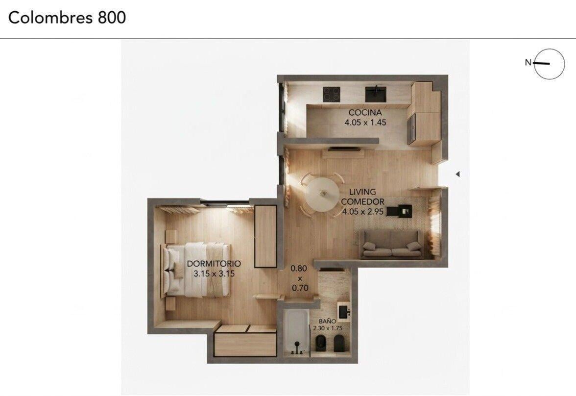 Foto de Departamento - 2 amb - Vista abierta - Boedo, imagen 2