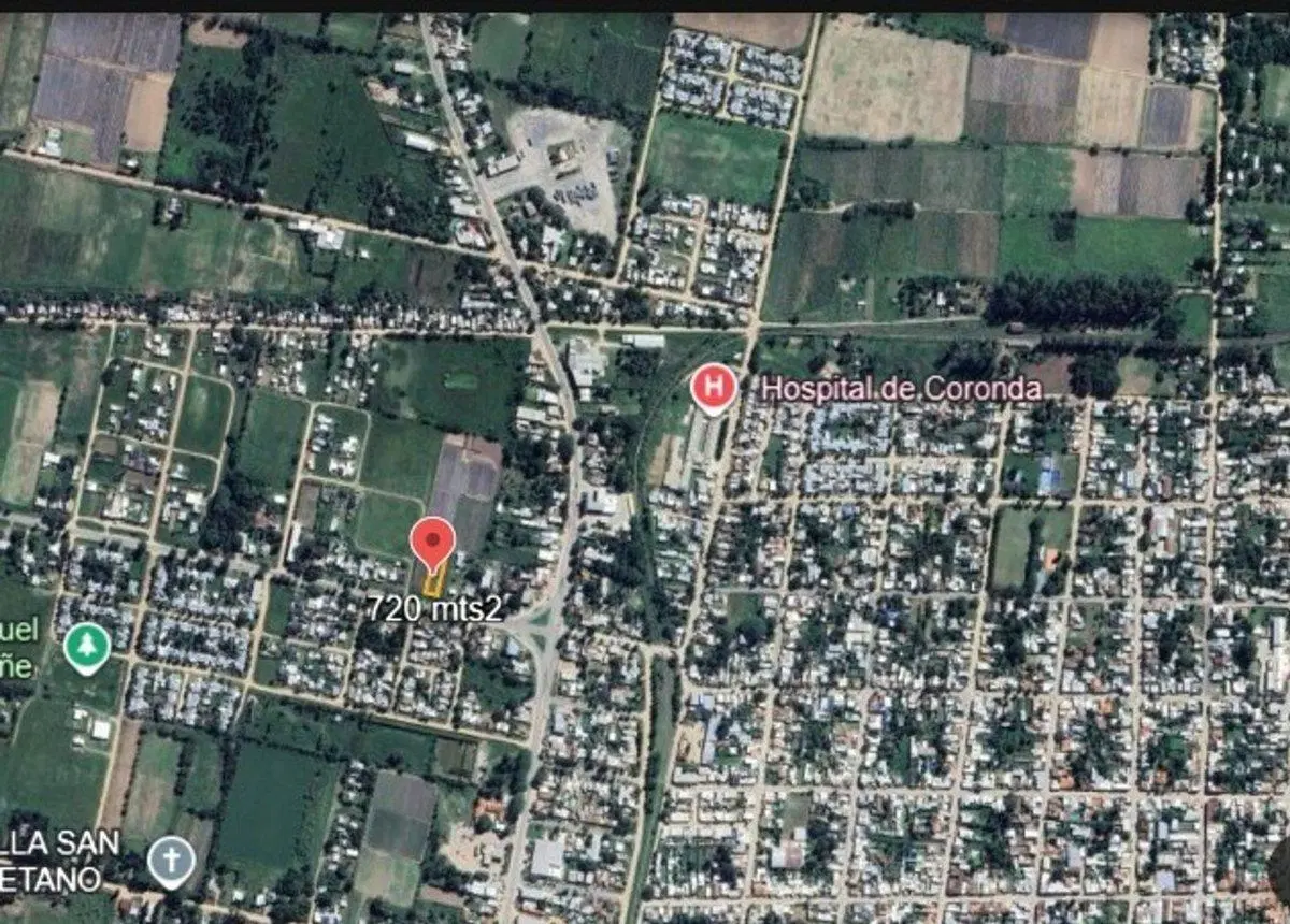 VENTA TERRENO 720 m2 EN CORONDA 2