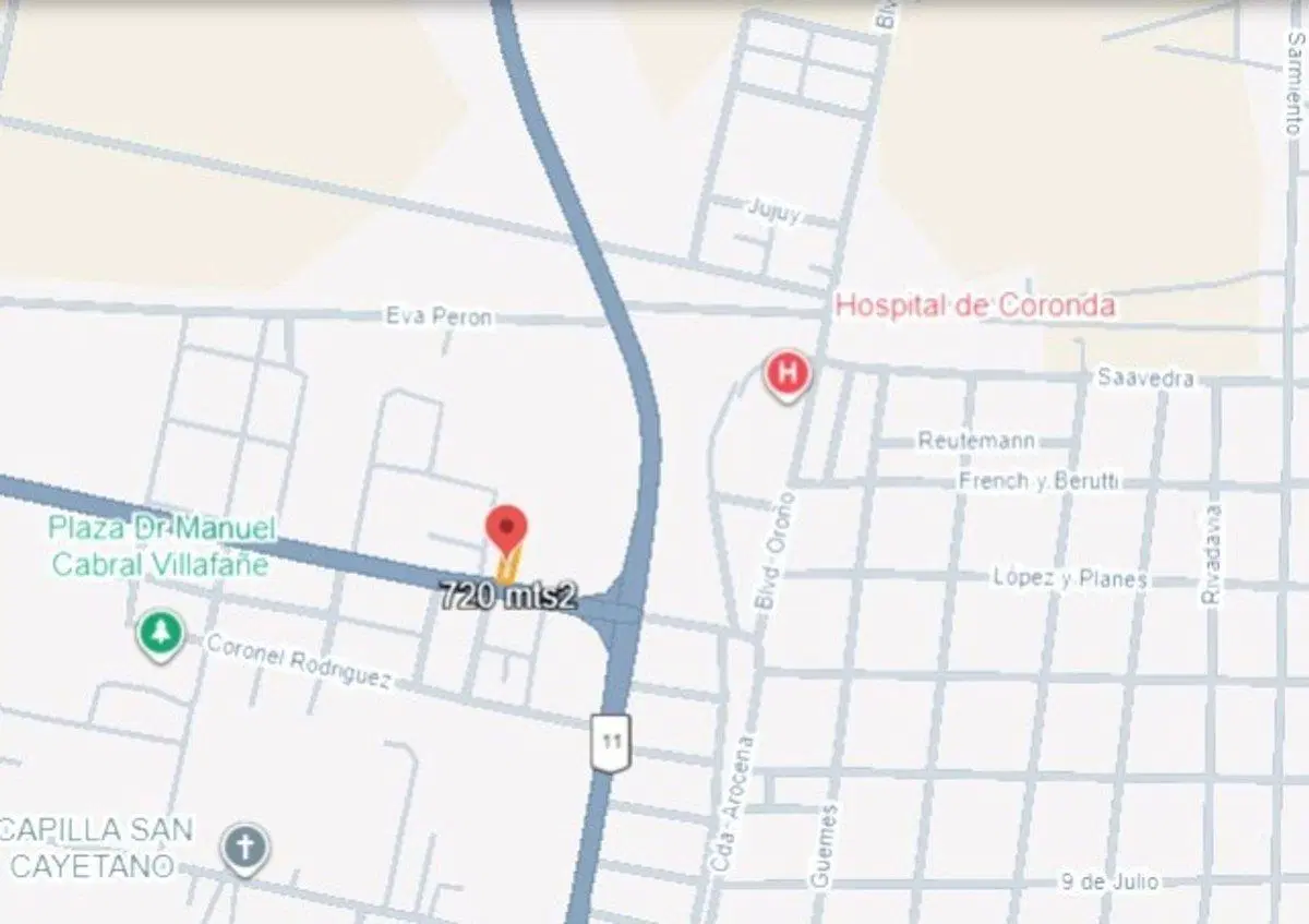 VENTA TERRENO 720 m2 EN CORONDA 2
