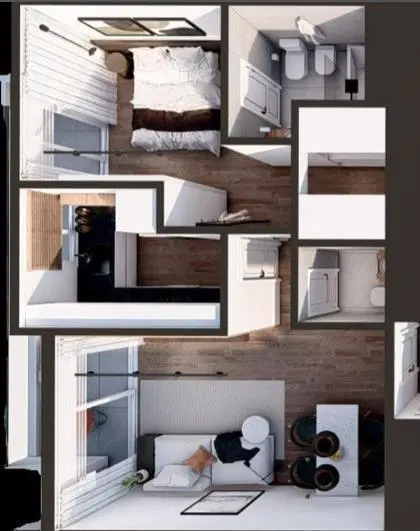 Departamento 2 ambientes en pozo, amenices - San Nicolás 5200, Villa Devoto 3