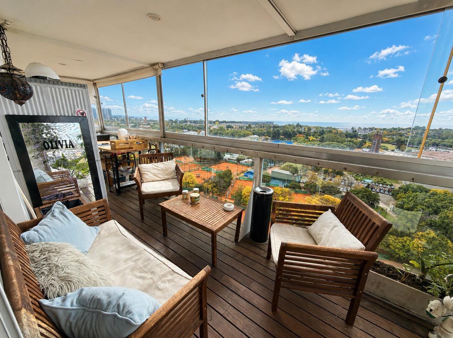 VENTA Depto 4 ambientes c/ terraza, vista al rio, cochera, baulera - Av. del Libertador 7500, Nuñez