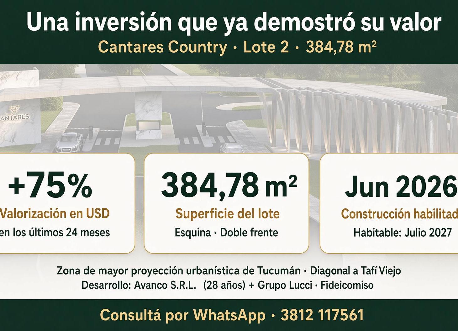 Foto de Terreno Cantares Country diagonal Tafí Viejo, imagen 3