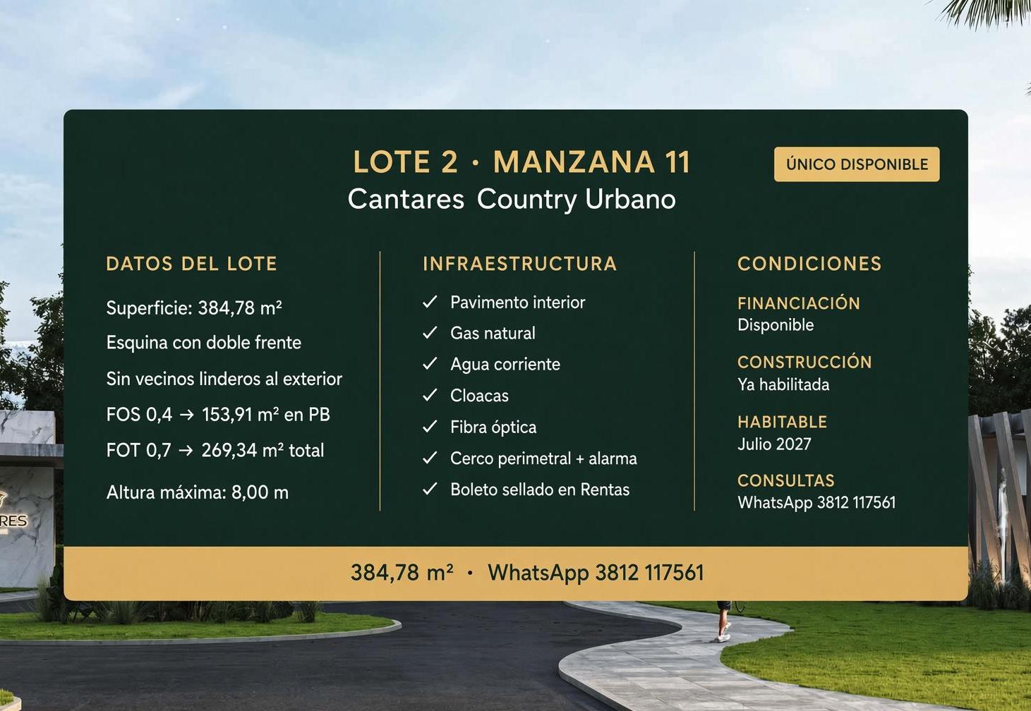 Foto de Terreno Cantares Country diagonal Tafí Viejo, imagen 1