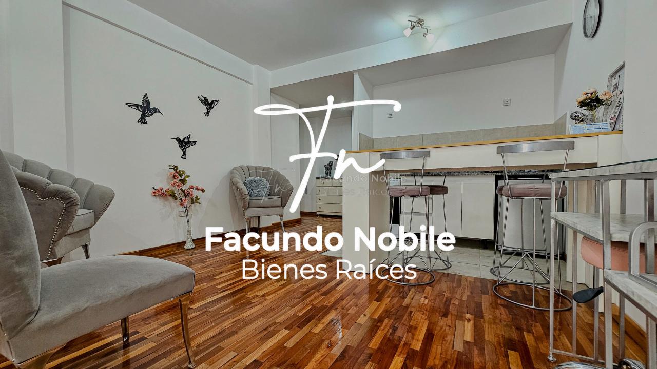 Foto de Monoambiente en alquiler, 6to piso con vista lateral — Av. Mitre, imagen 1