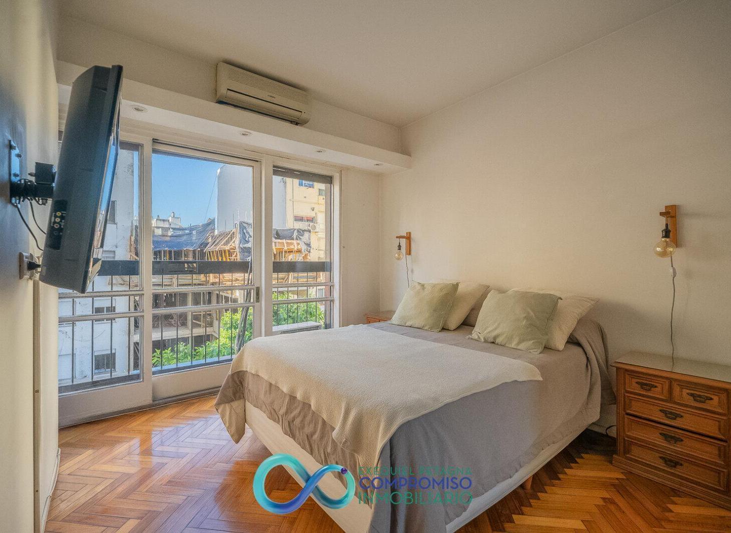 Venta. Depto 5 amb al frente c/cochera. Apto Credito. Recoleta