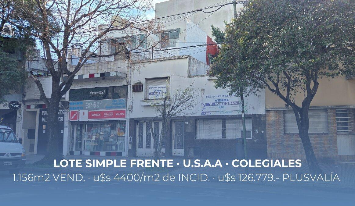 Foto de Venta. Terreno. USAA. 1.156 m² Vendibles. Av. Forest. Colegiales, imagen 3