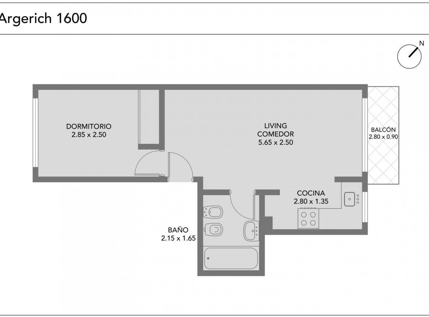 Foto de Venta. Departamento 2 ambientes. Contrafrente. Luminoso. Villa Santa, imagen 2
