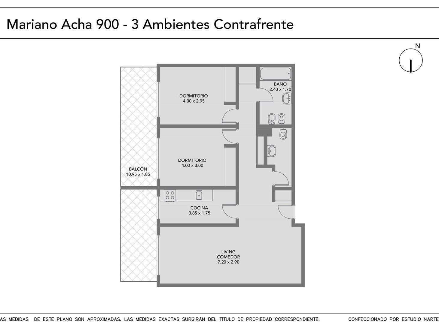 Foto de VENTA. A ESTRENAR. Apto crédito. APTO PROFESIONAL. 3 AMBIENTES. BALCÓN, imagen 3