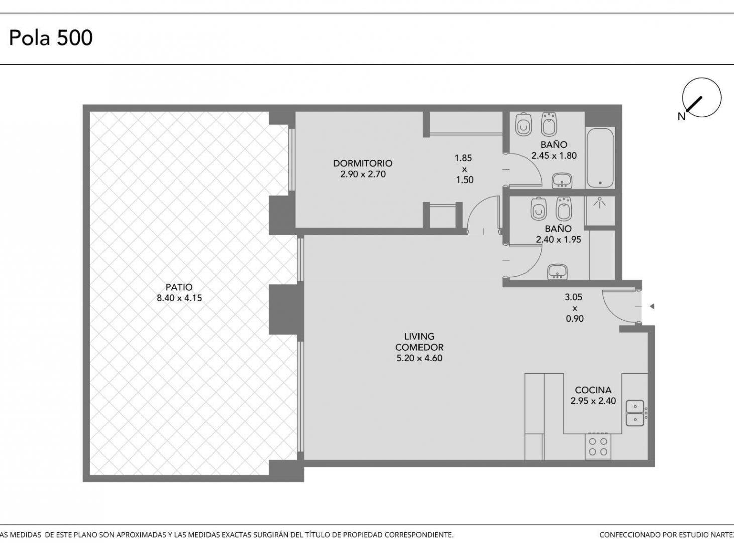 Venta. Departamento 3 ambientes a estrenar. Con patio. Eléctrico. Liniers
