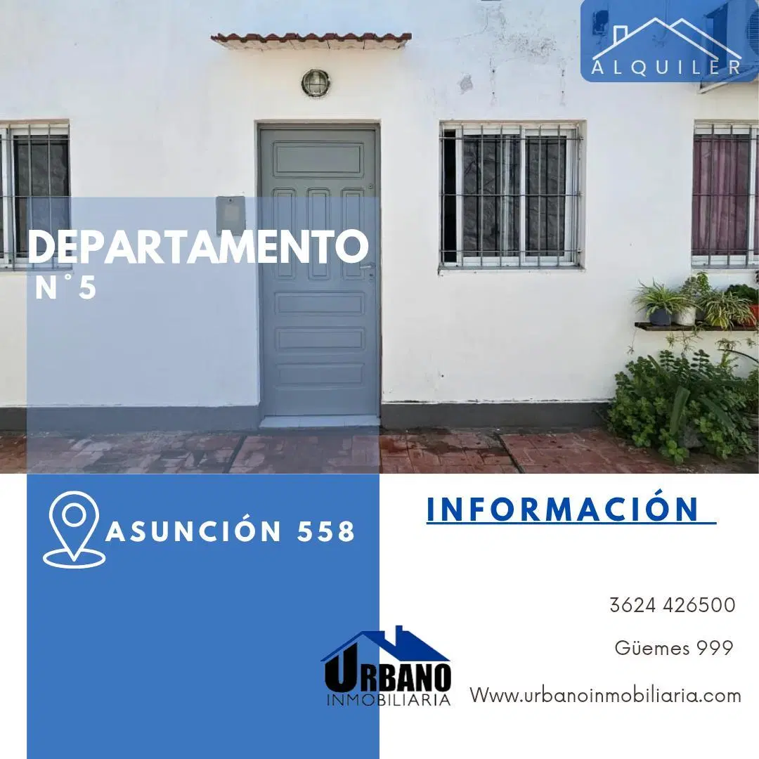 DEPARTAMENTO N°5 - ASUNCIÓN 558 4
