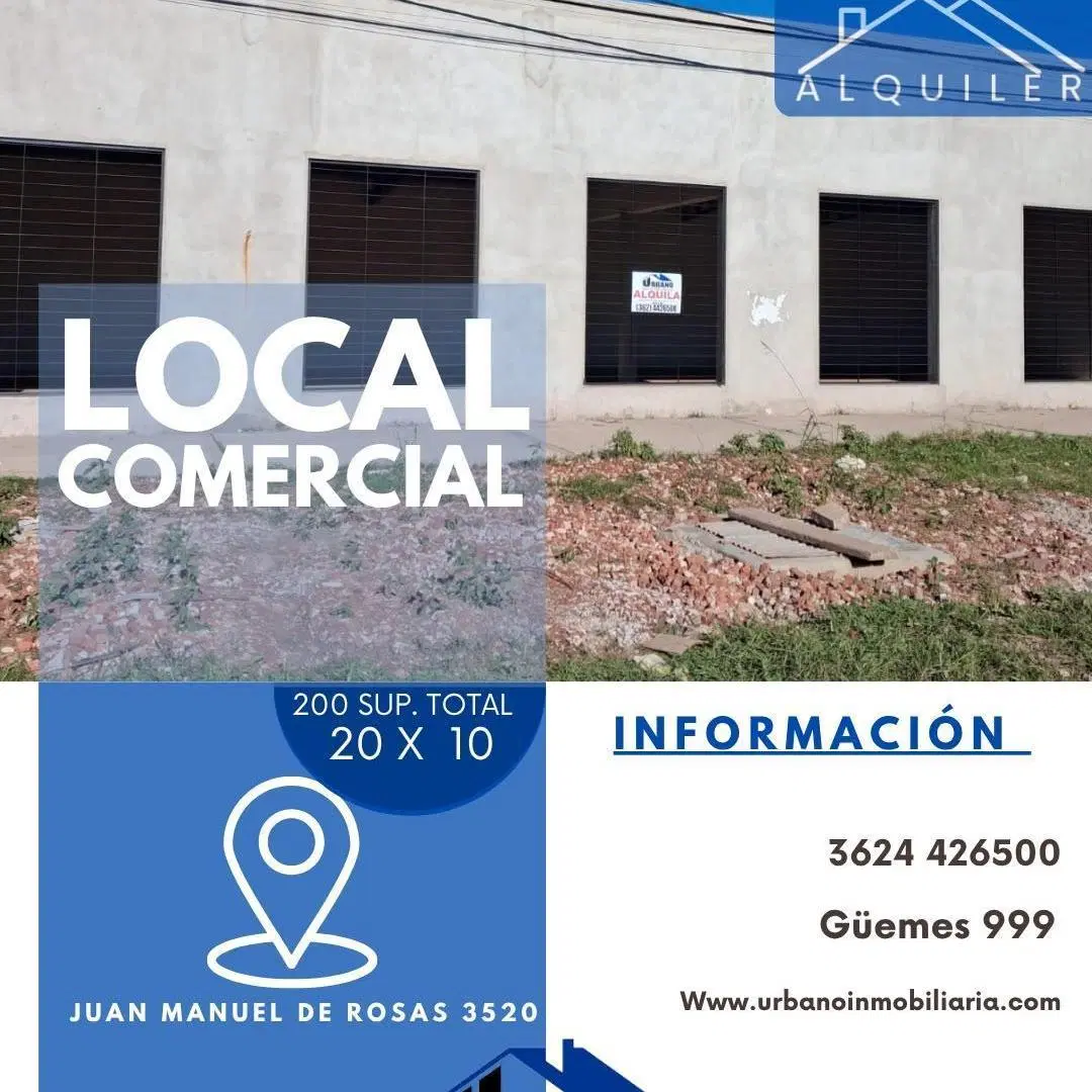 LOCAL COMERCIAL - JUAN MANUEL DE ROSAS 3520 1