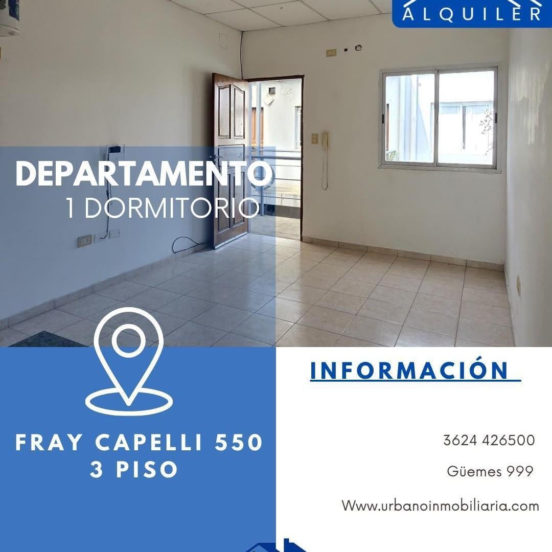 Foto de FRAY CAPELLI 550 3er piso - 1 DORMITORIO, imagen 1