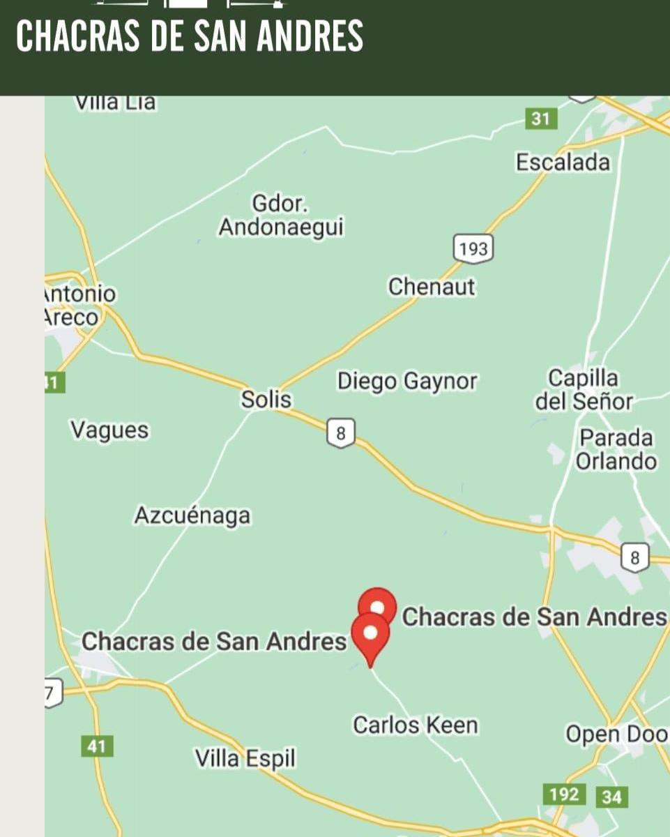EXCELENTE LOTE EN CHACRAS DE SAN ANDRES