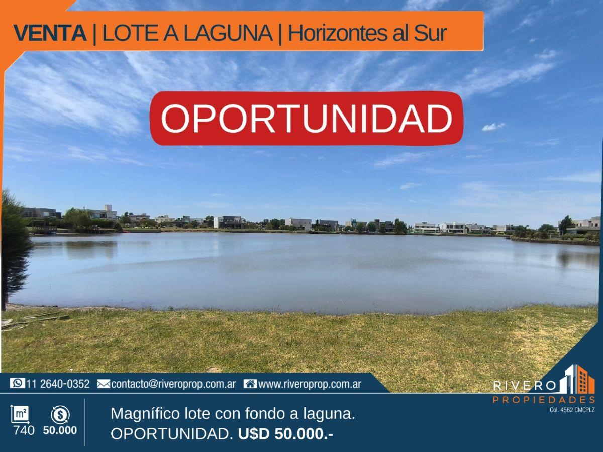 Lote a Laguna oportunidad Horizontes al Sur