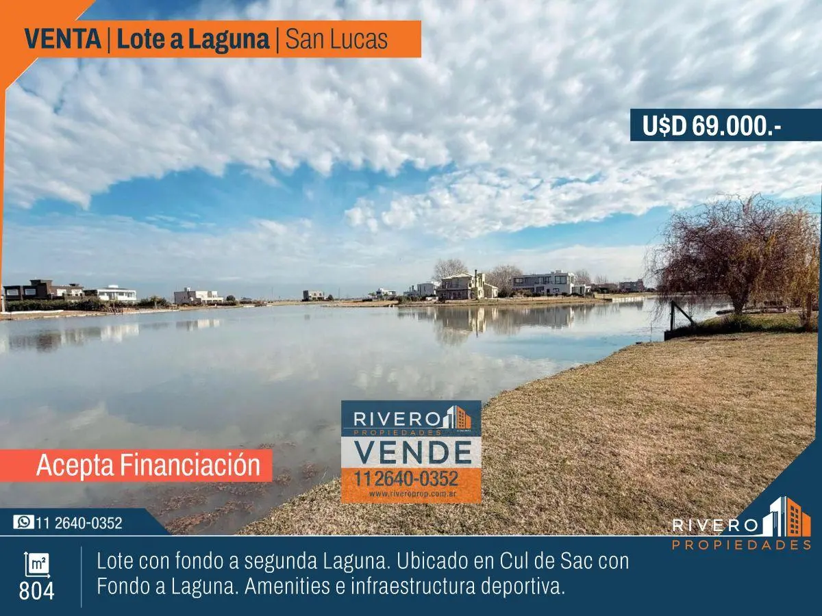 Venta Oportunidad Lote a Laguna Financiado San Lucas 2