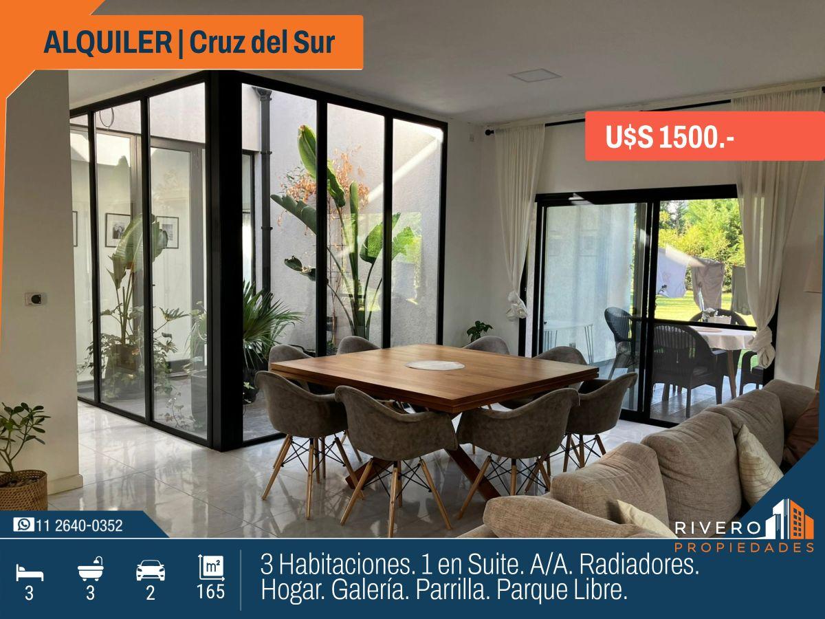 Casa en alquiler 3 habitaciones - Cruz del sur