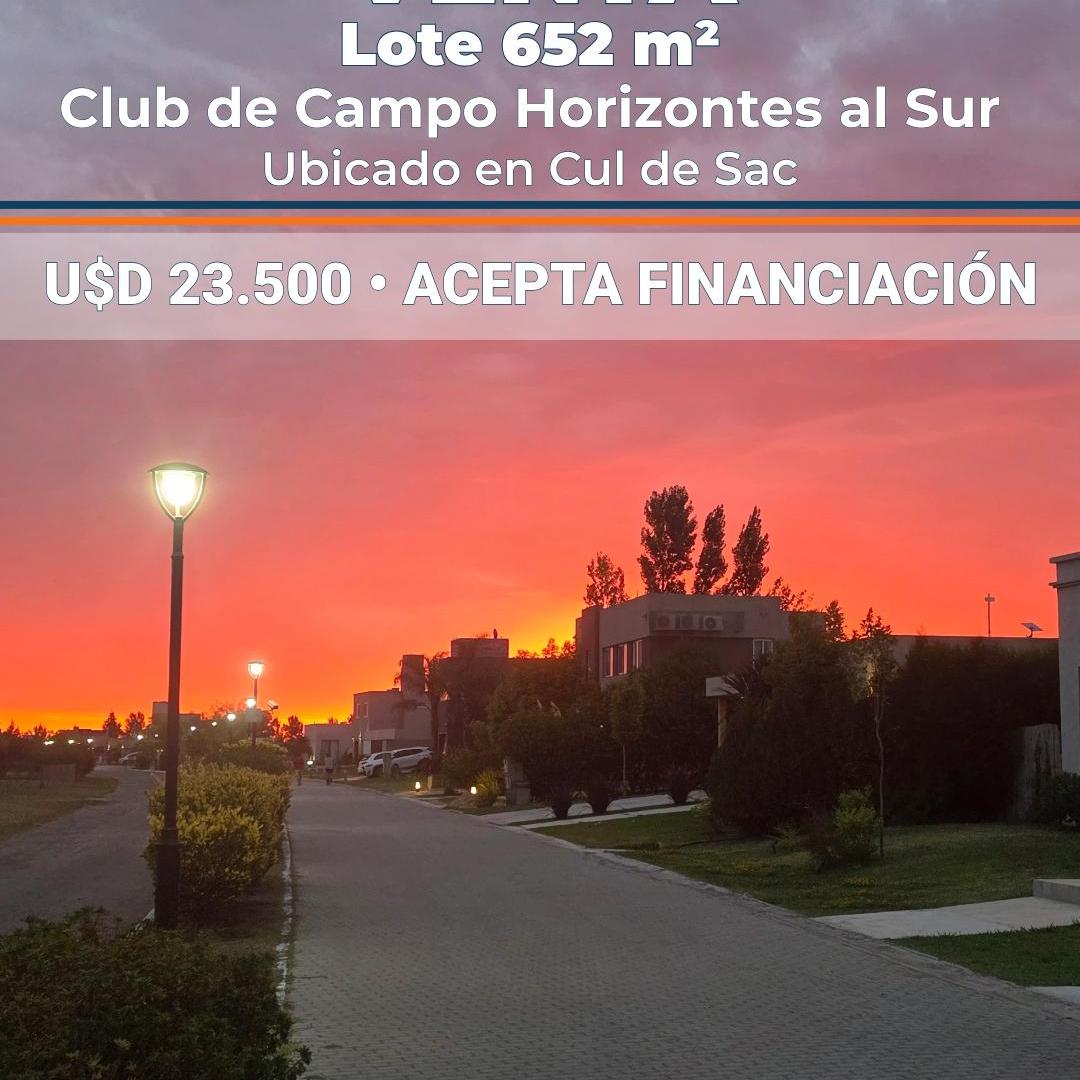 Foto de Venta Lote en Cul de Sac - Acepta Financiación - Horizontes al Sur, imagen 3