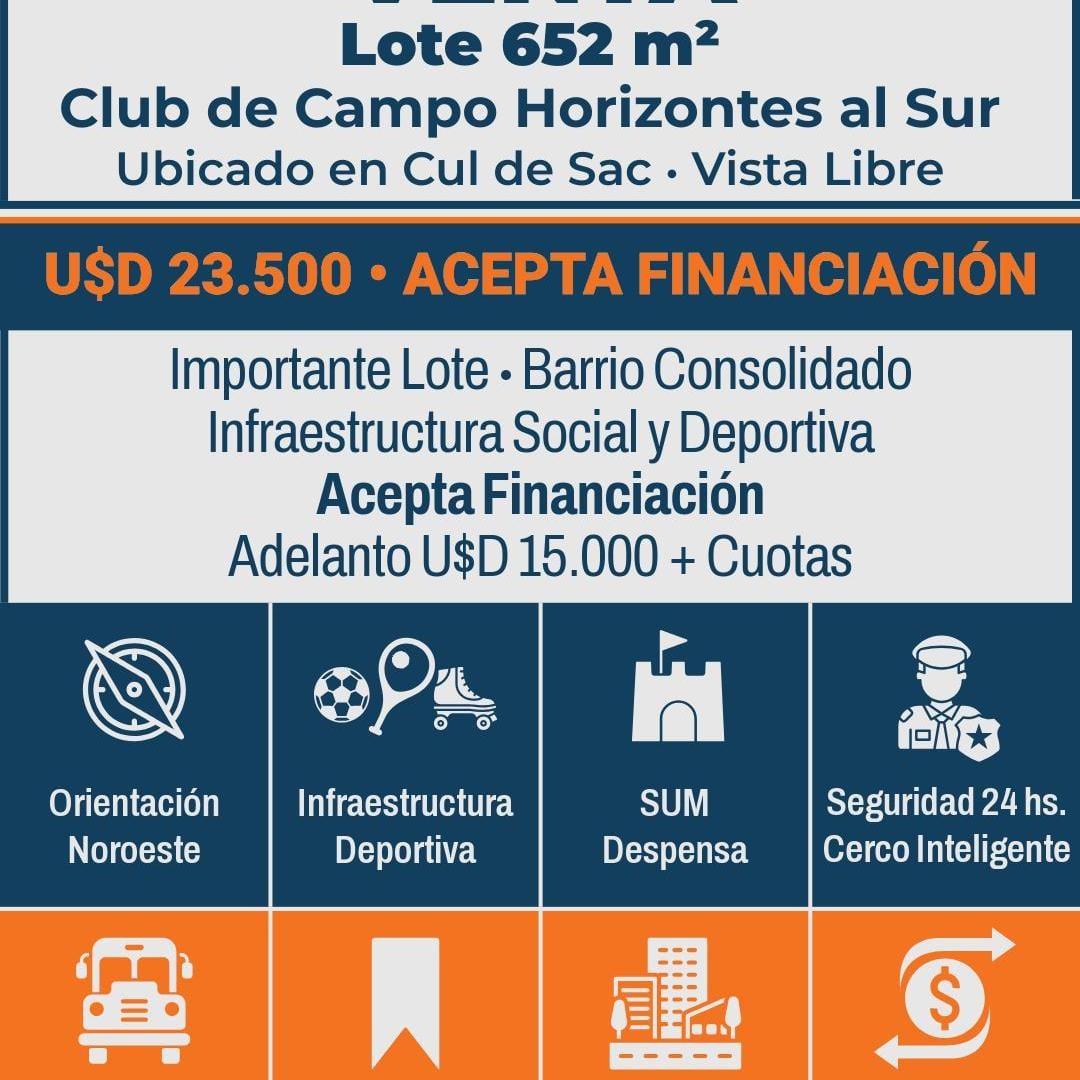 Foto de Venta Lote en Cul de Sac - Acepta Financiación - Horizontes al Sur, imagen 4