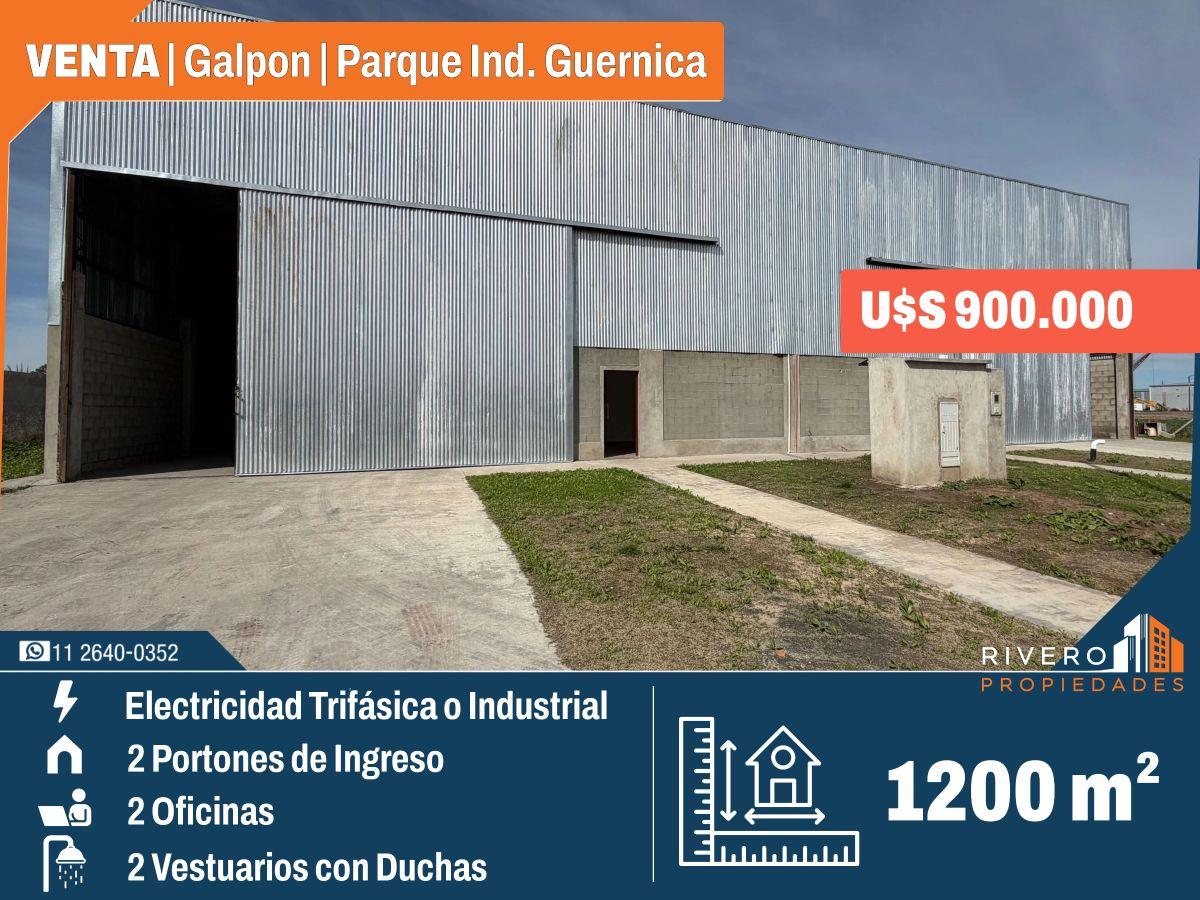 Foto de Amplio Galpon 1200 m - Luz Potencia Trifasica o Industrial - Parque, imagen 1
