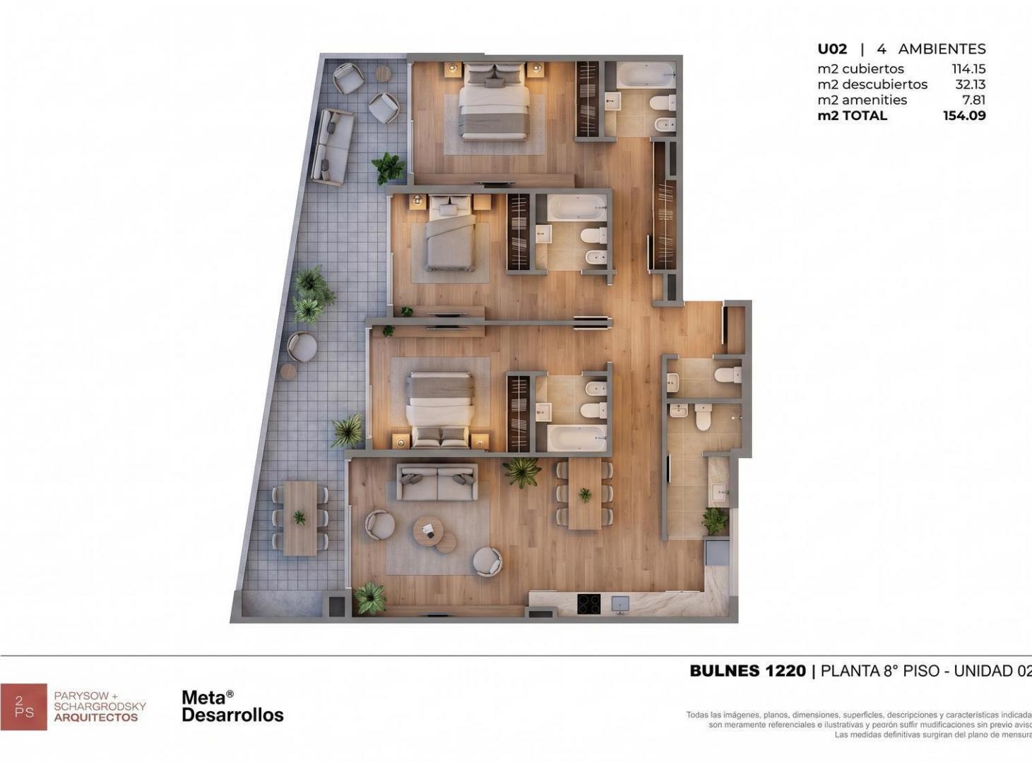 Foto de Venta Departamento 4 Ambientes en Palermo Full Amenities, imagen 1