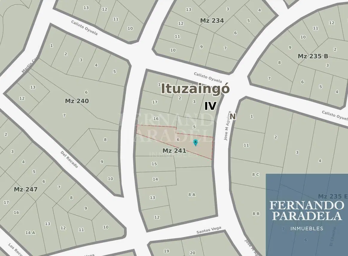 Terreno / Lote en venta de 760m2 ubicado en Haras Myriam 2