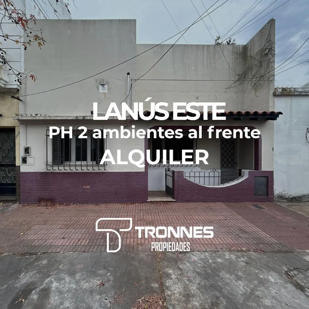 ALQUILER PH 2 AMBIENTES AL FRENTE - LANÚS ESTE - SIN EXPENSAS 2