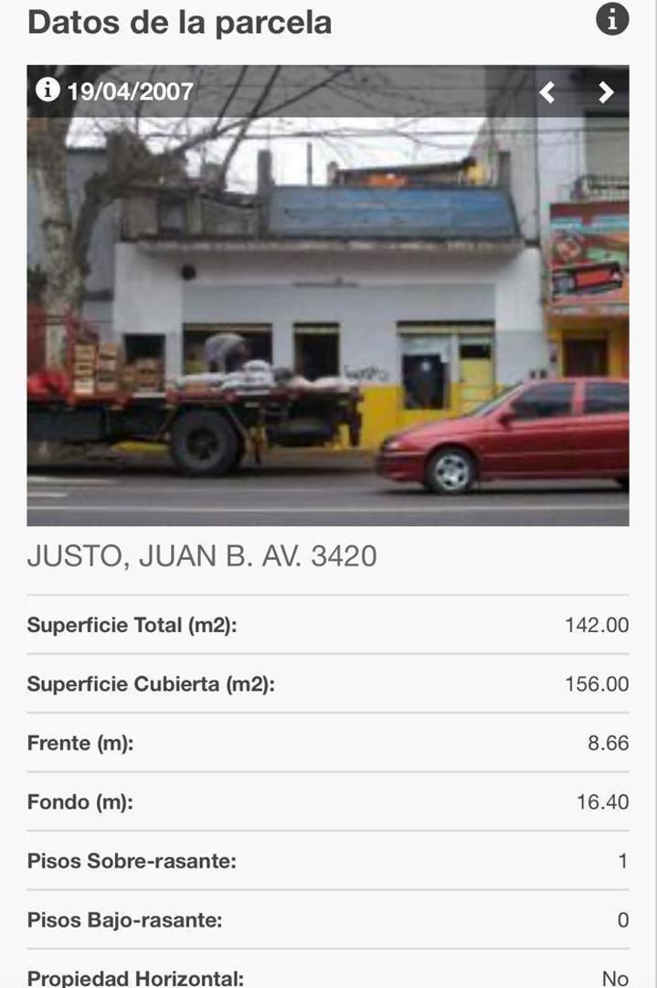 Local con Deposito Av Juan B Justo 2