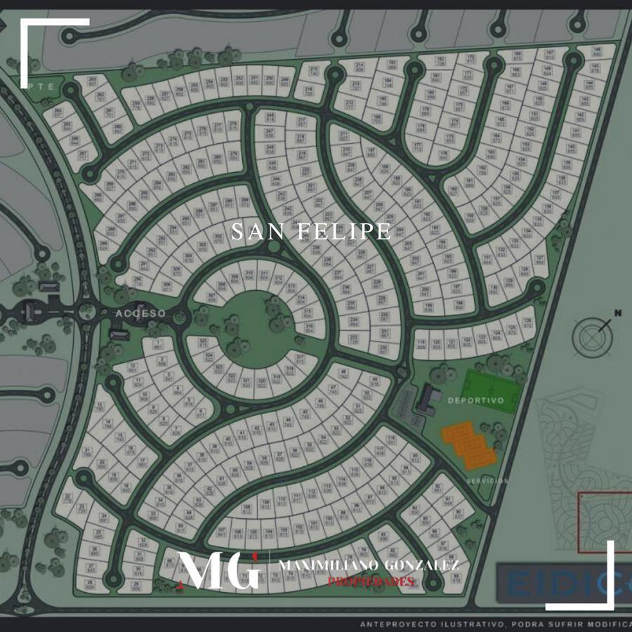 Lote en Venta Barrio Privado Cerrado San Felipe Canning Ezeiza