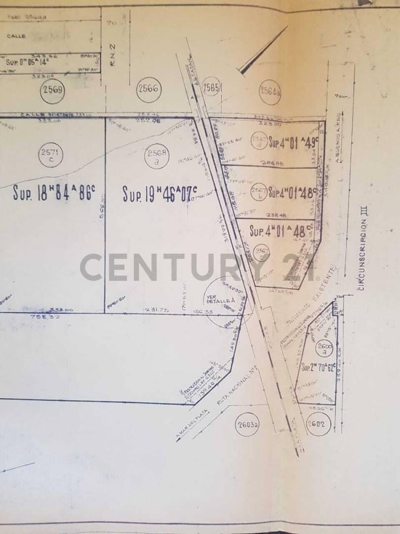 CAMPO EN VENTA RUTA 2 KM 58