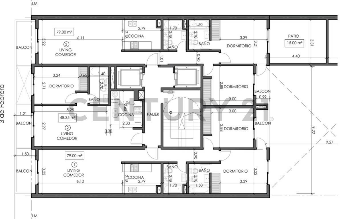 VENTA A ESTRENAR 2 DORMITORIOS + BALCON TERRAZA