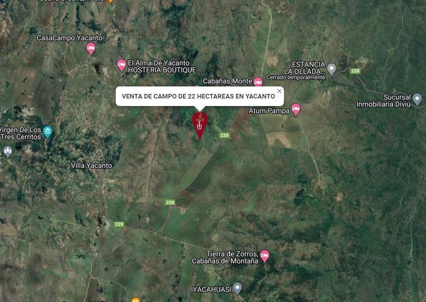 Venta de Campo de 22 Ha en Yacanto - Inv0012 1