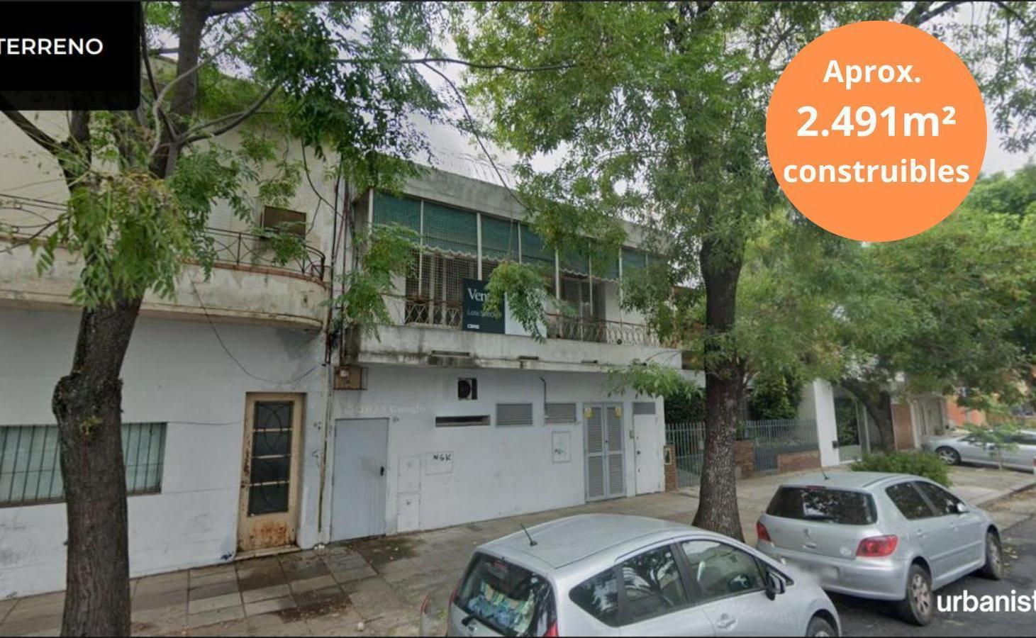 Venta Cuatro Lotes con Salida a Dos Calles, 2491m² Construibles en Villa del Parque