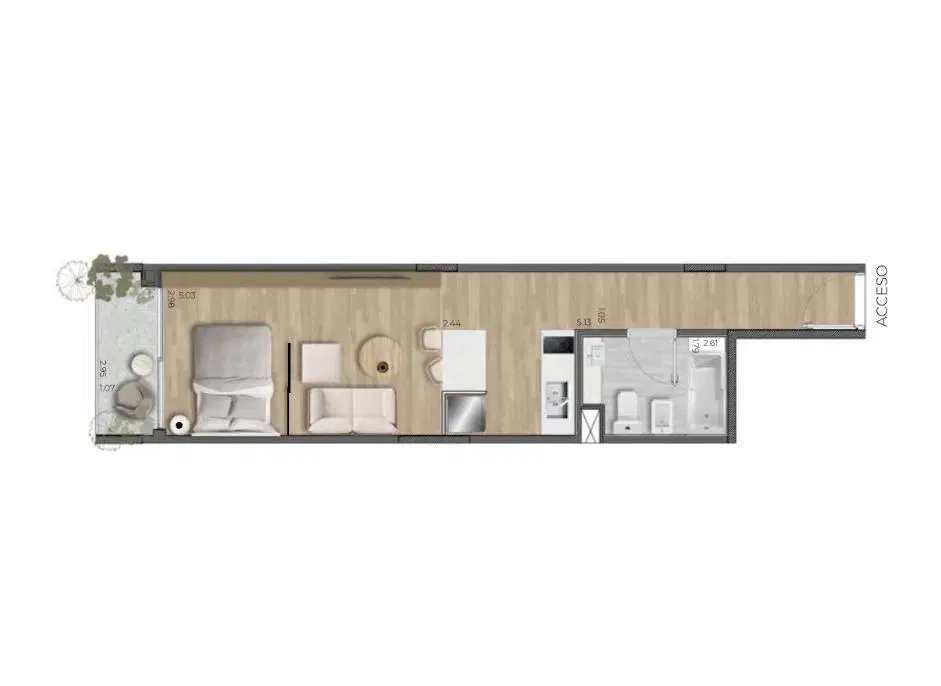 Departamento en Nuñez 4