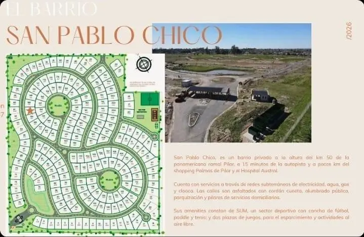 Casa en venta, 2 dormitorios en Pilar - San Pablo, financiación, con parrilla 5