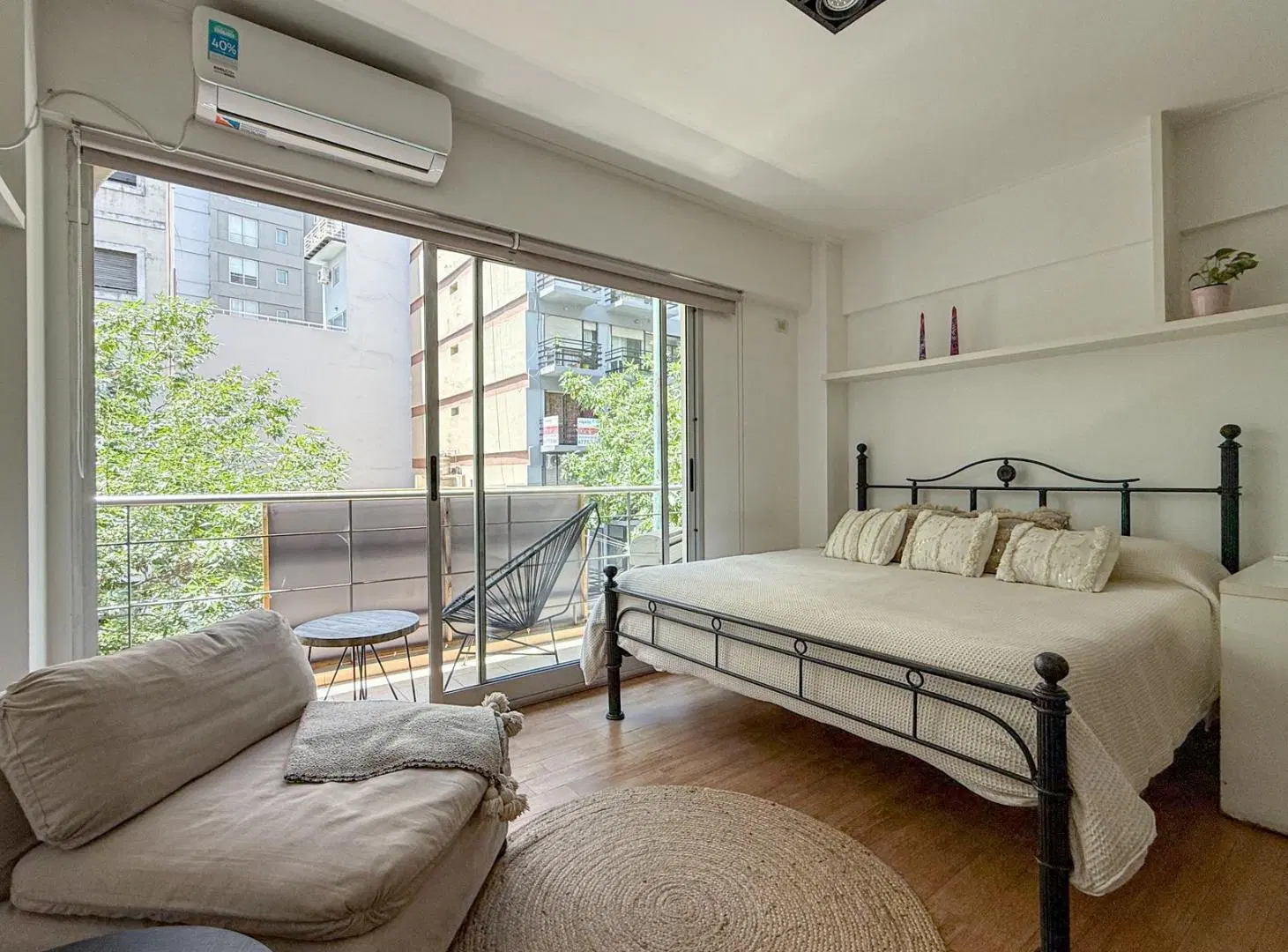 Departamento Studio con pileta y laundry en alquiler con muebles en Palermo 2