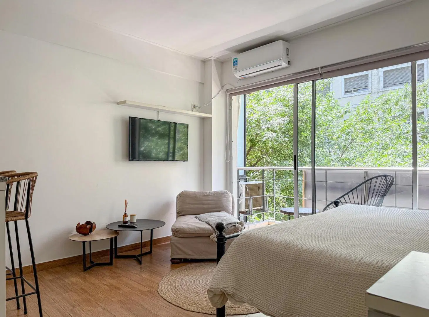 Departamento Studio con pileta y laundry en alquiler con muebles en Palermo 4