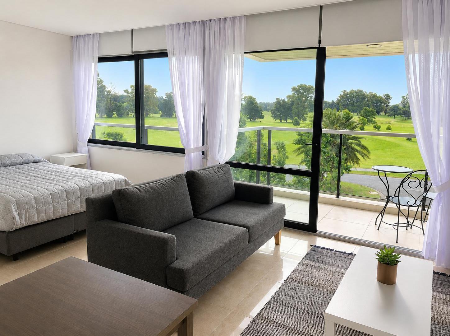 Foto de Monoambiente Amoblado en Venta en Pilar con Pileta, Parrilla y Seguridad, imagen 2