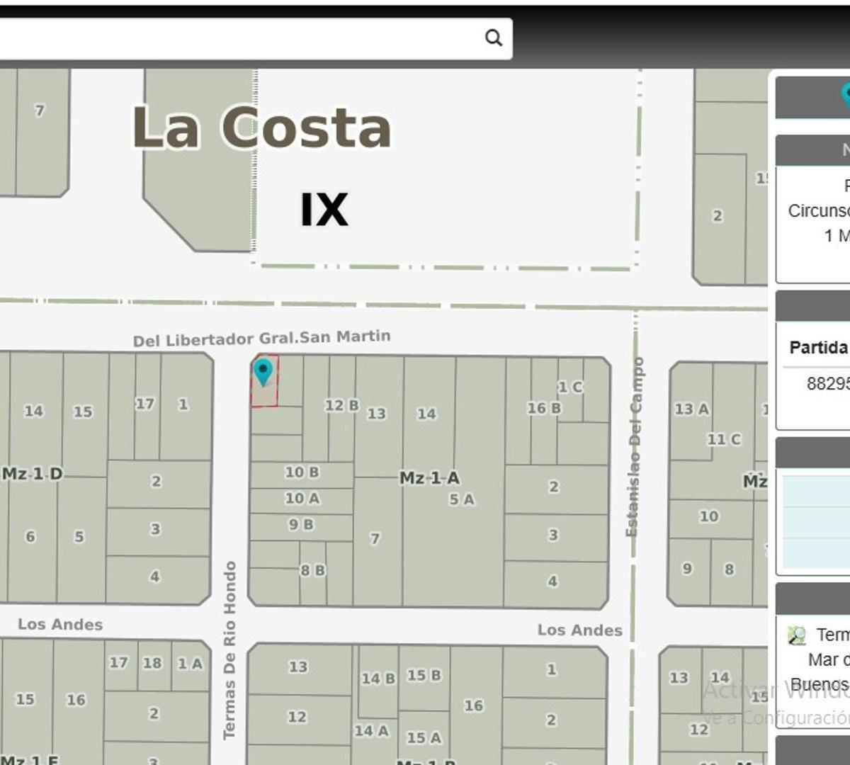 Importante Lote ubicado en esquina en Mar De Ajo!