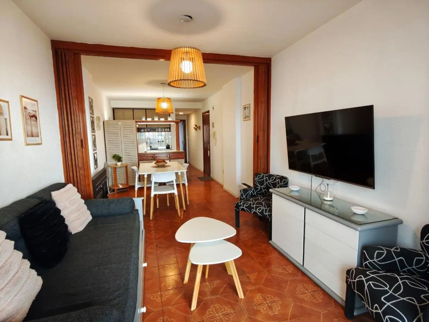 Departamento 2 amb, Frente al mar, C/balcón y Gas natural. 4