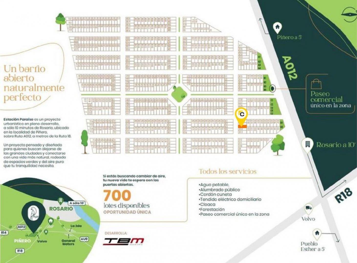 Lote en Estación Paraíso