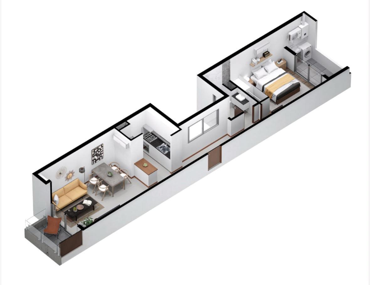Foto de Departamento en venta de 1 dormitorio al frente, imagen 5