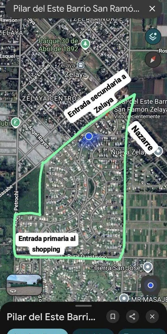 Lote en Pilar del Este. 663 m". U$D 48.000 7
