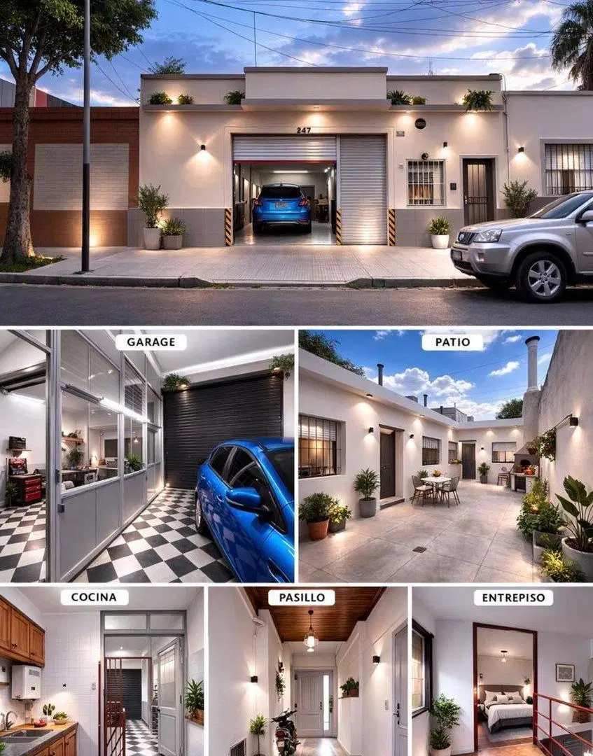 Casa con local a la calle 8
