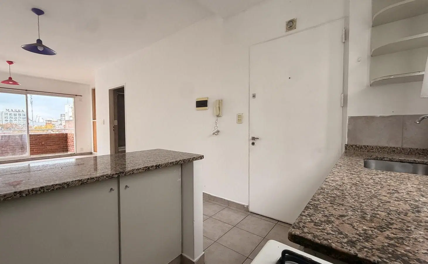 Venta de Monoambiente de 35m2 con Balcón Luminoso Apto Credito 3