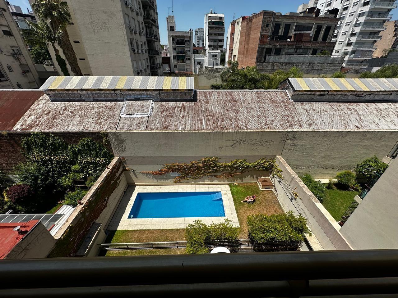 Foto de Alquiler Monoambiente con balcon y pileta en Caballito, imagen 2