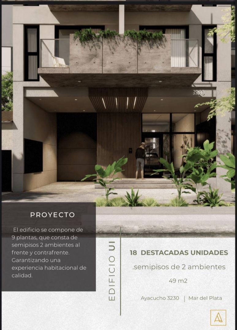 Venta de Departamentos 2 Amb Semipiso en La Perla -ULISES I-, Mar del Plata